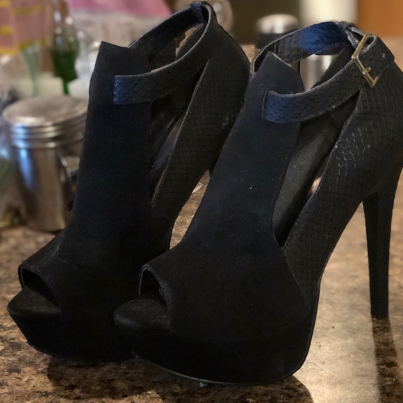 Charlotte Russe Shoes - Charlotte Russe- New open toe High Heels- 6 1/2